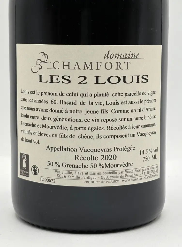 Vasco Perdigao - Les 2 Louis - Vacqueyras 3.webp